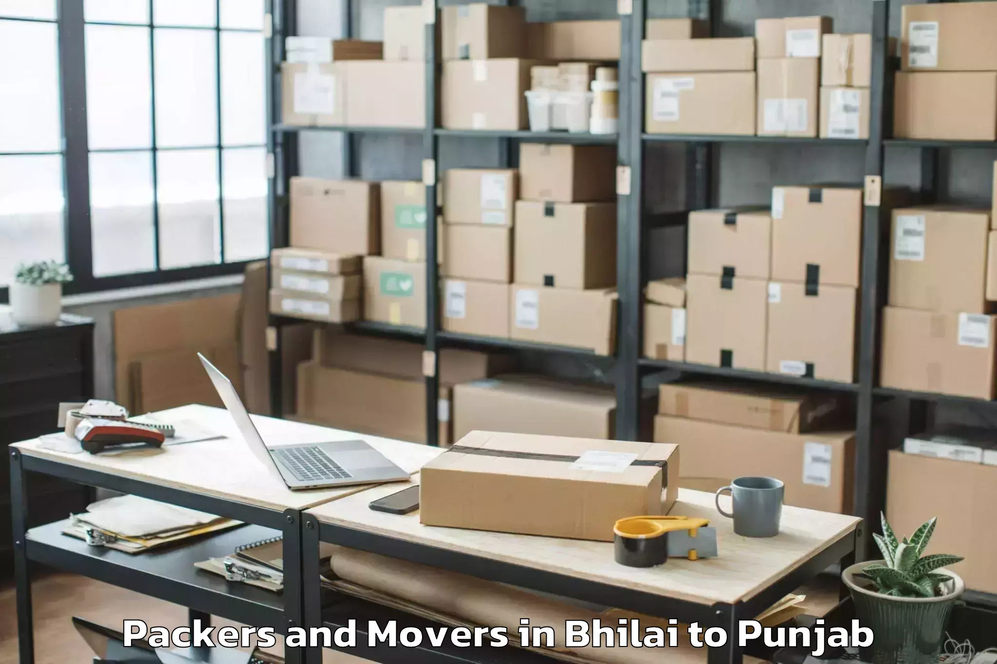 Reliable Bhilai to Khamanon Kalan Packers And Movers